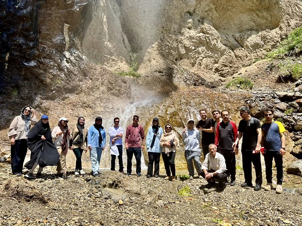 اردوی دانشجویان دانشکده کشاورزی به آبشار سنگان سولقان