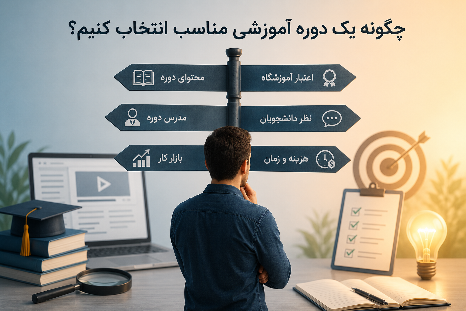 چگونه یک دوره آموزشی مناسب انتخاب کنیم؟