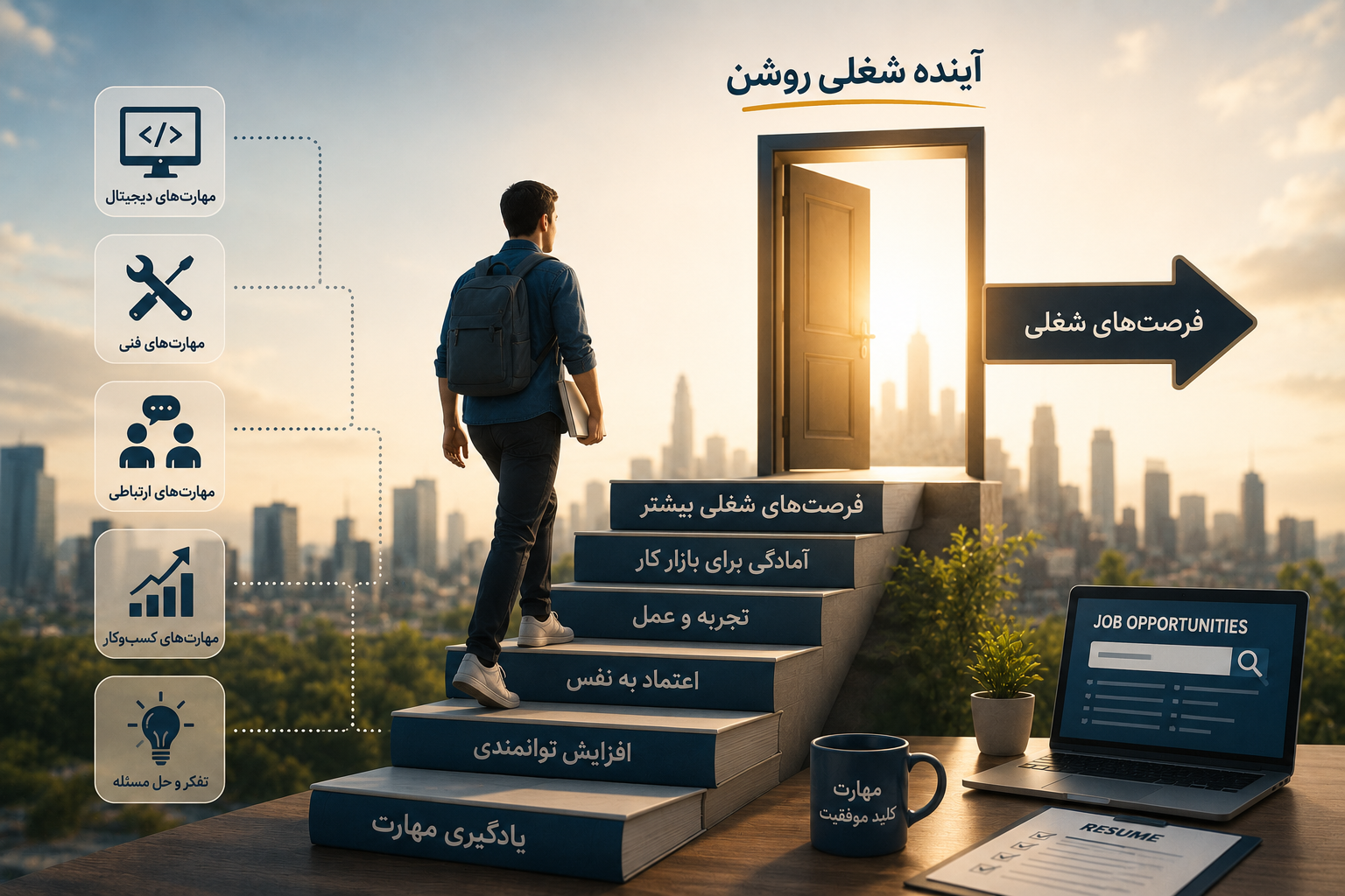 نقش آموزش مهارتی در افزایش فرصت‌های شغلی