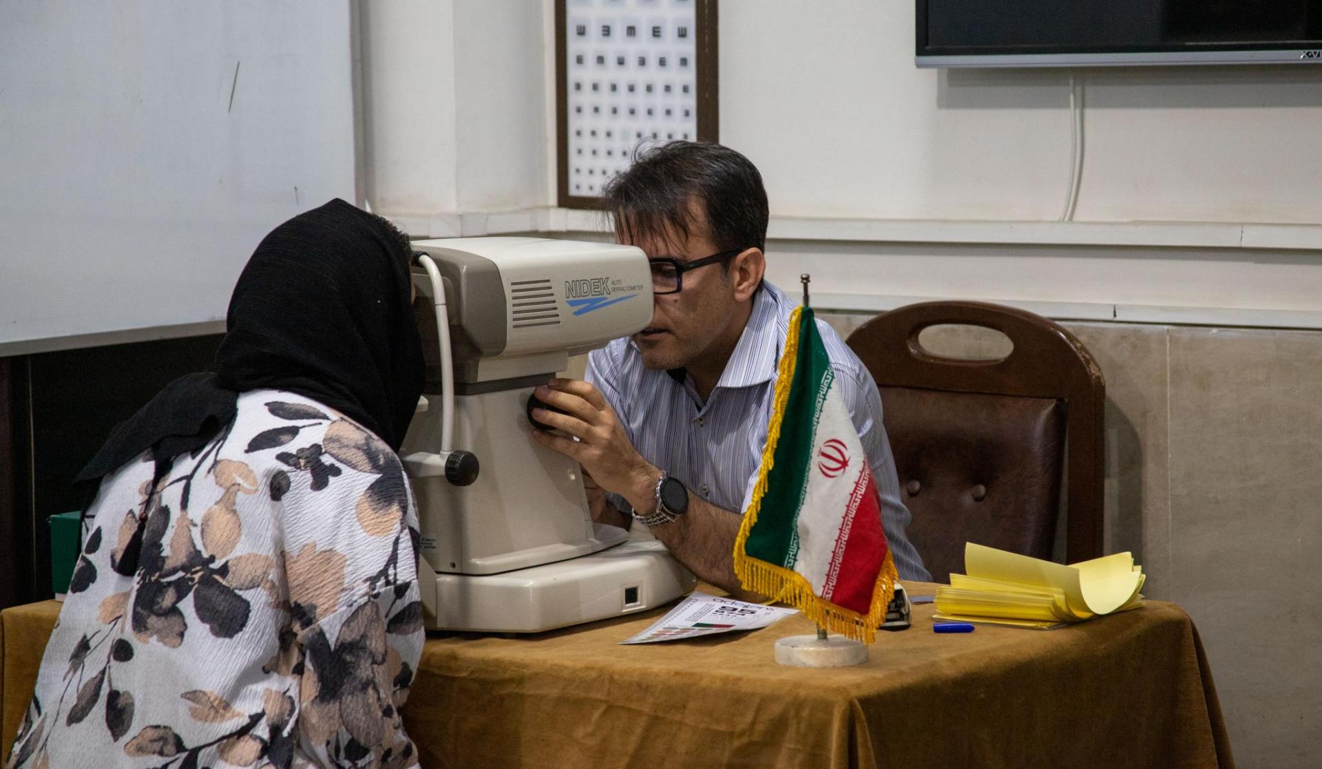 اجرای طرح بینائی سنجی رایگان در دانشگاه